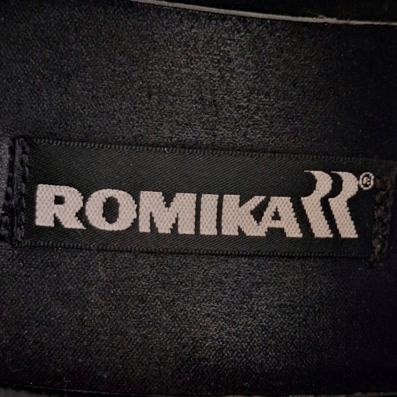 Romika Women's Banja 23 Leather Ankle Boot Black  Comfy Arch Work 40 EU 9.5 US - Picture 8 of 9